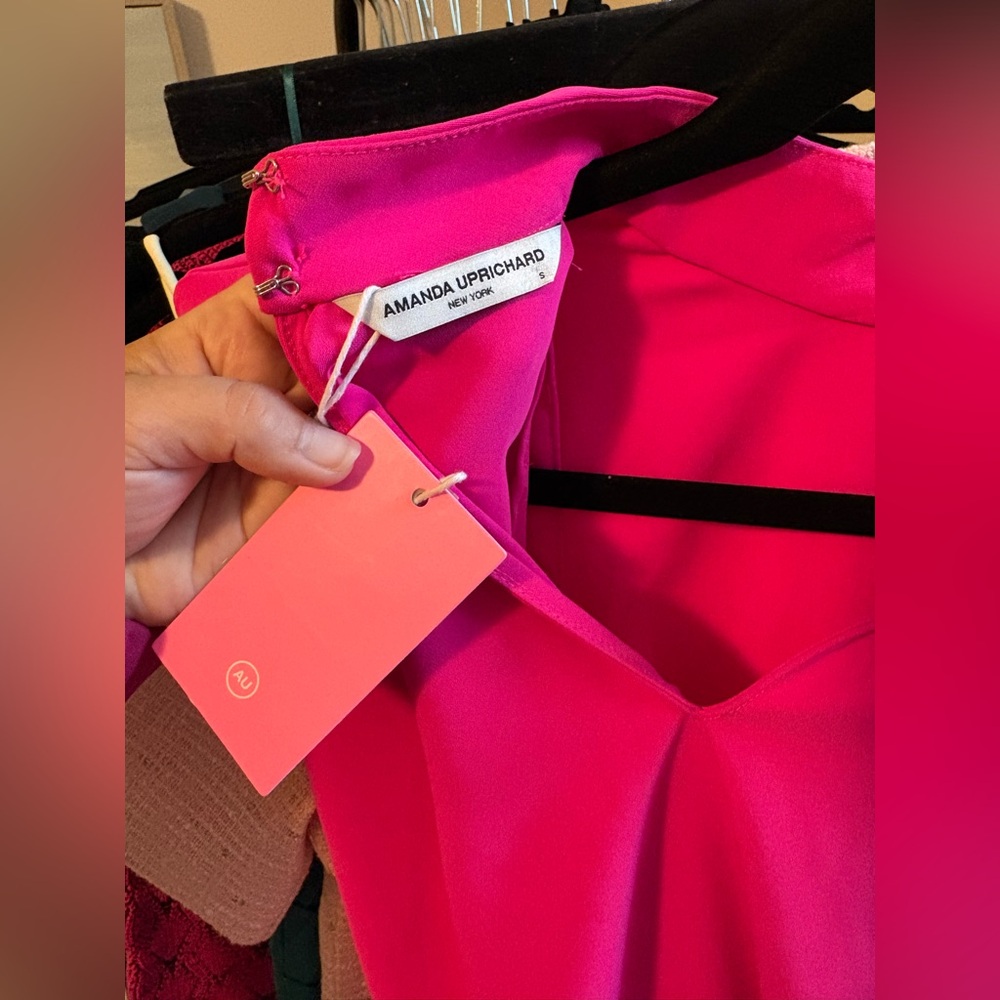 Amanda Uprichard Cleary Mini Dress in Fuschia - nwt - small - Picture 6 of 7